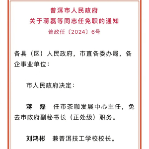 普洱市市行政审批办公室人事任命，推动行政效能提升的关键行动