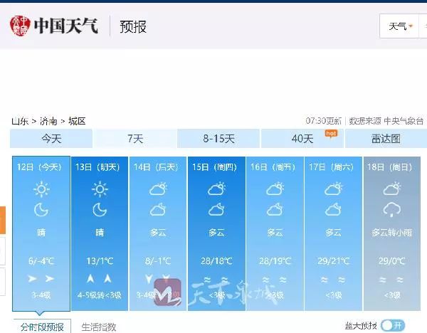 改地村委会天气预报更新通知